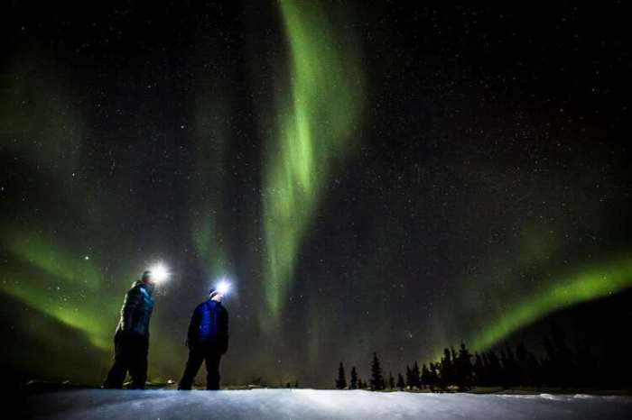 Manfaat aurora borealis bagi wisatawan di Iowa