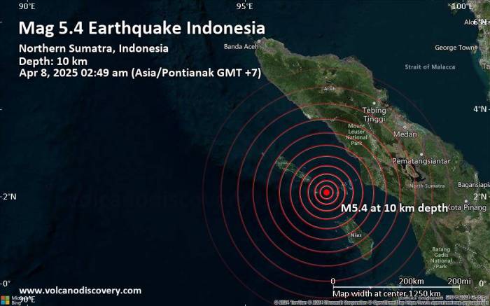 Gempa Bumi Bermagnitudo 4.8 Guncang Bitung, Sulawesi Utara